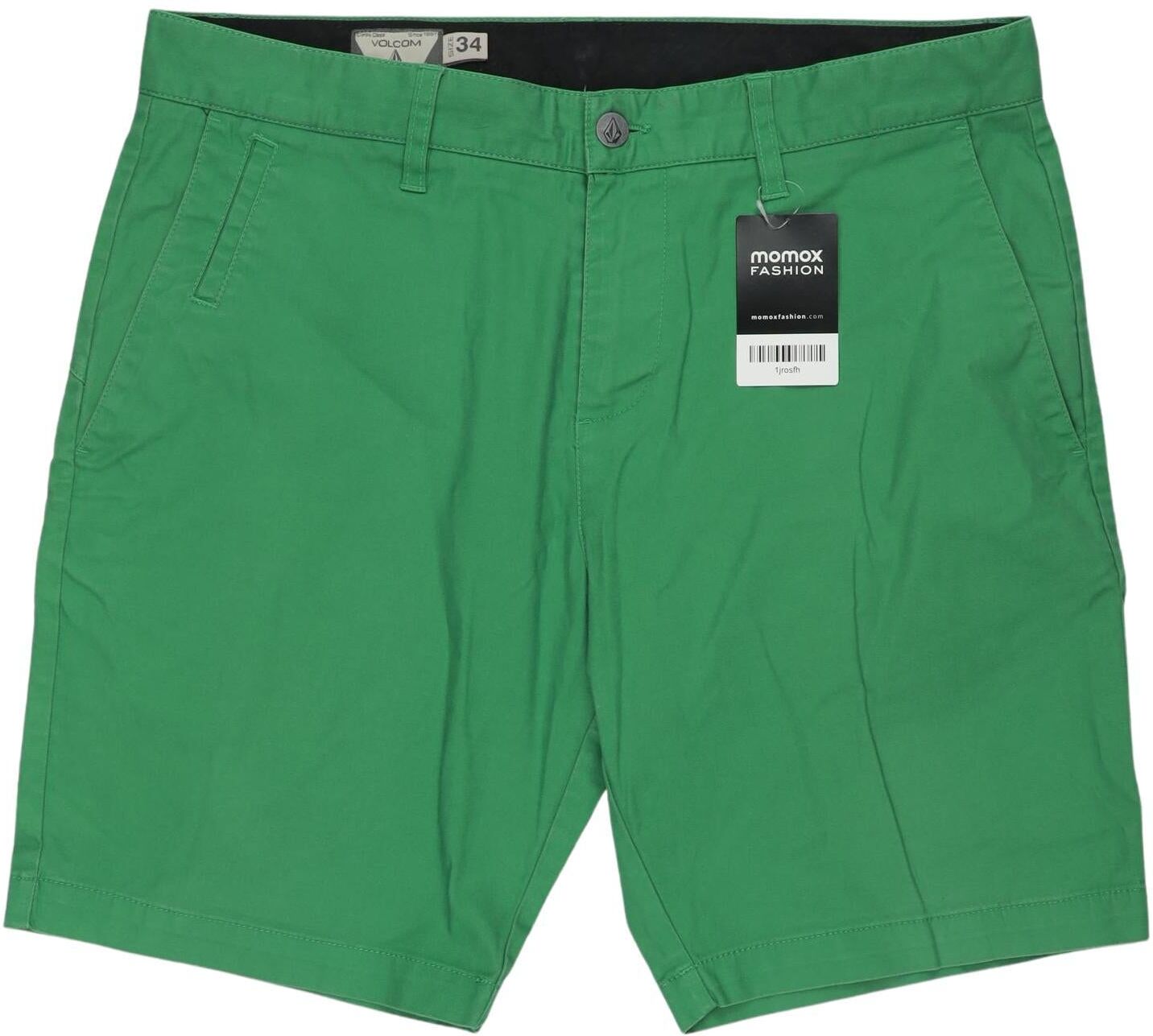 Volcom Herren Shorts, Grün, Gr. W34, Elasthan / Baumwolle - Second Hand