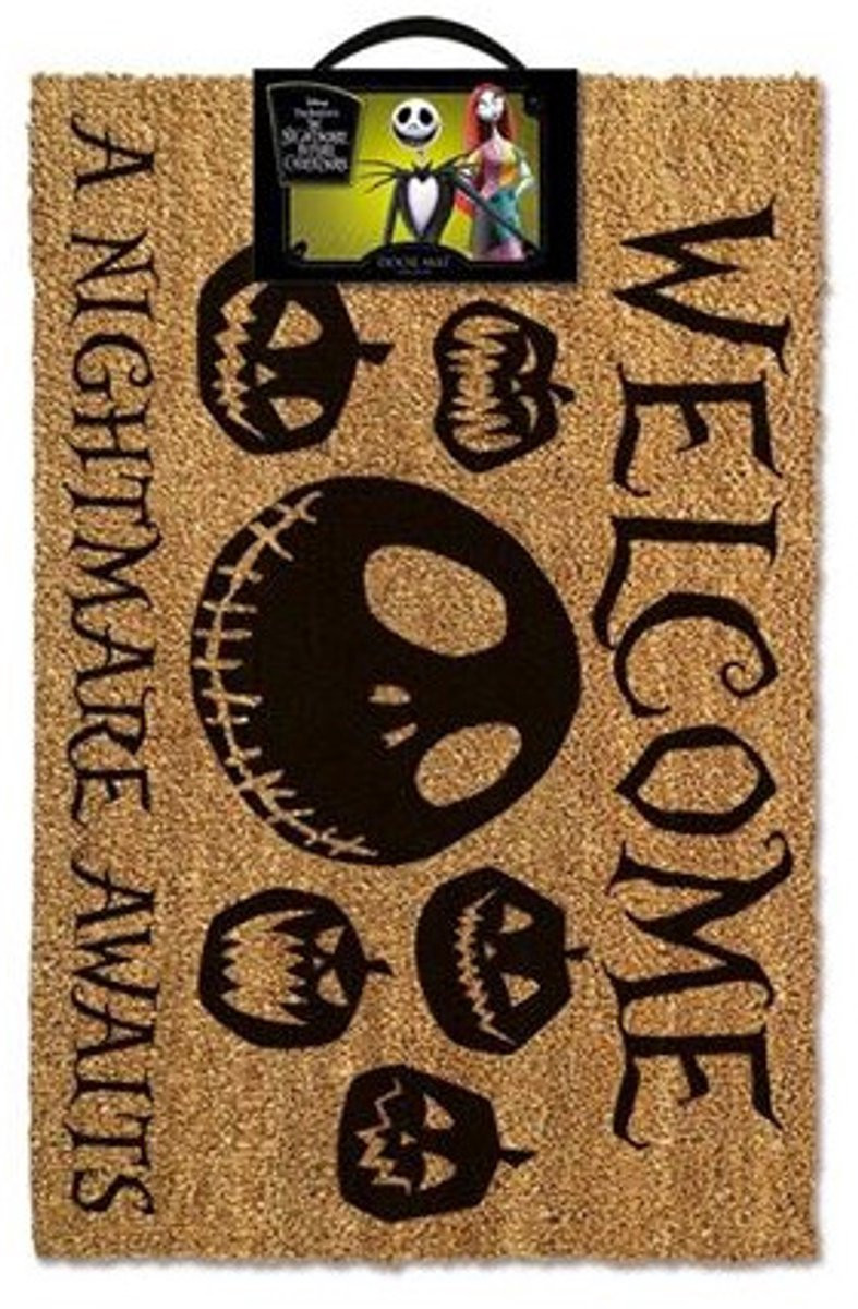Pyramid International Disney The Nightmare Before Christmas Deurmat - Bruin - 40 x 60 cm