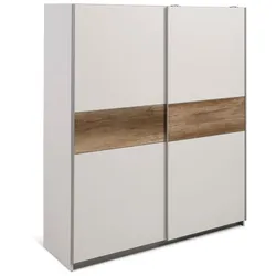 FORTE Schwebetürenschrank Winnie 150 x 190 cm Dekor Weiß