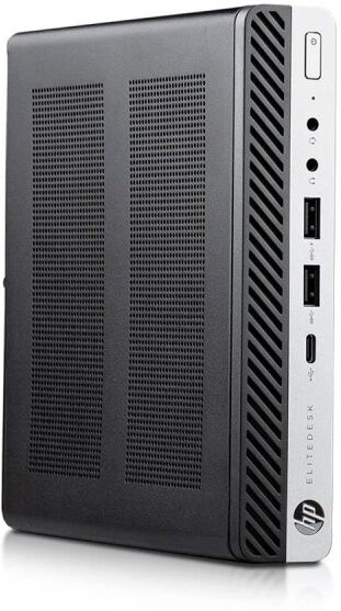 Pack HP 800 G5 Mini i5 9500T 16GB SSD 256GB + LCD 24" + Tastatur und kabellose Maus + WLAN