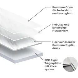 Revet, Wandfliesen, Revêt SPC Wall 3.7 x 600 x 300 MM - Design Wandfliesen 12 Stück = 2.16 M2 (30 x 60 cm)