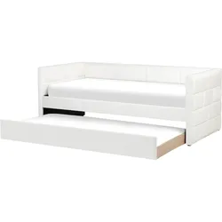 AUSZIEHBETT 90x205 cm Weiß Chavonne