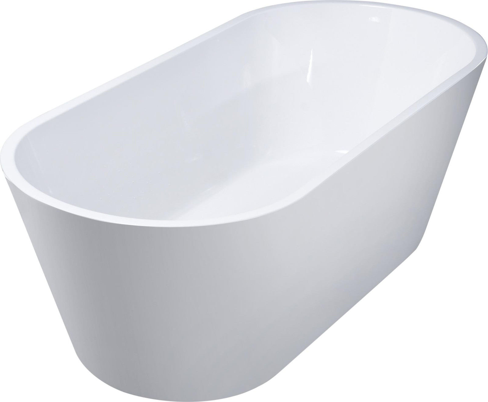 Lykke Badkuip Polar Deluxe vrijstaand, wit, B: 170 cm, D: 75 cm, H: 58 cm