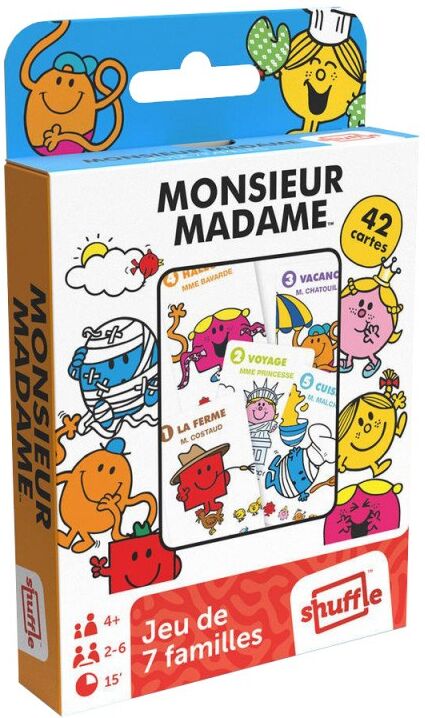 Jeu des 7 familles Monsieur et Madame (eco format) - Shuffle