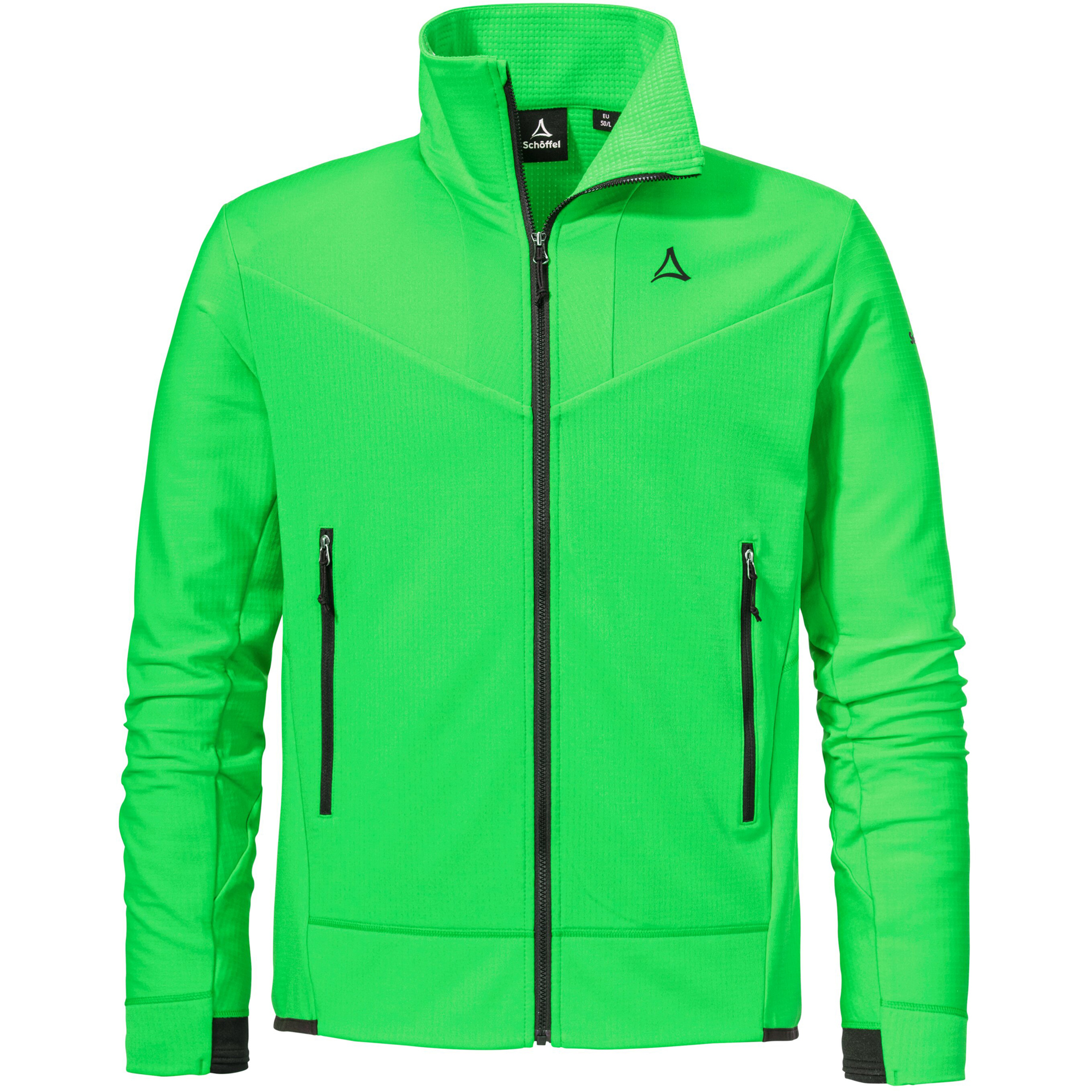 Schöffel Style Blaueis Herren Fleecejacke gruen Größe XL Camping Elastisch