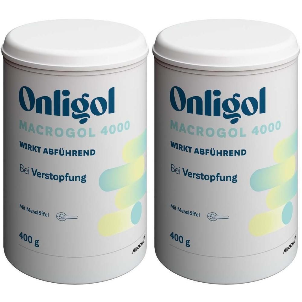Onligol Macrogol 4000 Plv.z.Herst.e.Lsg.Dose 2x 2x400 g Pulver