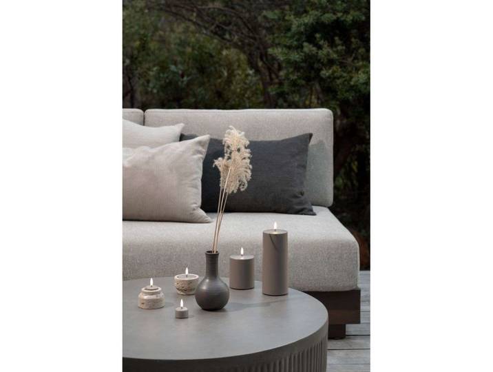 LED-Kerze 3,9 cm beige 2er-Set Akkubetrieb - Uyuni Lighting - Wohnzimmer - Kunststoff