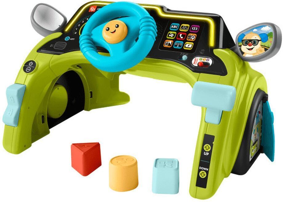 Fisher-Price & Learn - Sit & Steer Driver (English, Greek &