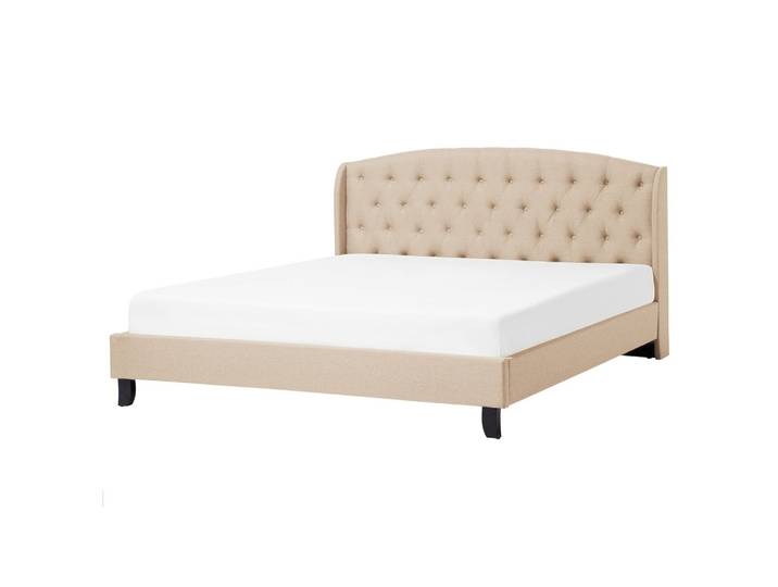 POLSTERBETT 160/200cm Beige Bordeaux