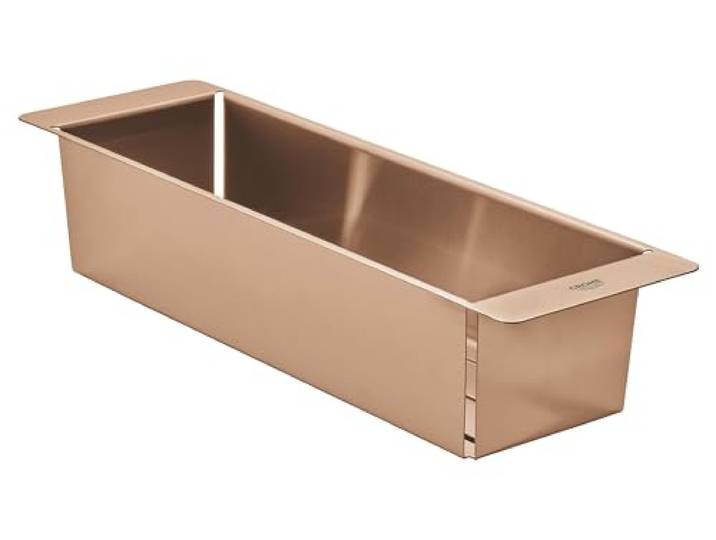 GROHE Multifunktionales Sieb, Küchenspüle, pflegeleichte Oberfläche Vielseitig einsetzbar in der Küche, einfache Reinigung, hochwertige Verarbeitung (kupfer, 40853DL0)
