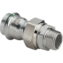 Viega, Rohrverbindungstechnik, 2365 Verbindungsstück Sanpress 2365 Durchmesser 35 x 1,14 Edelstahl (Pressverbindung)
