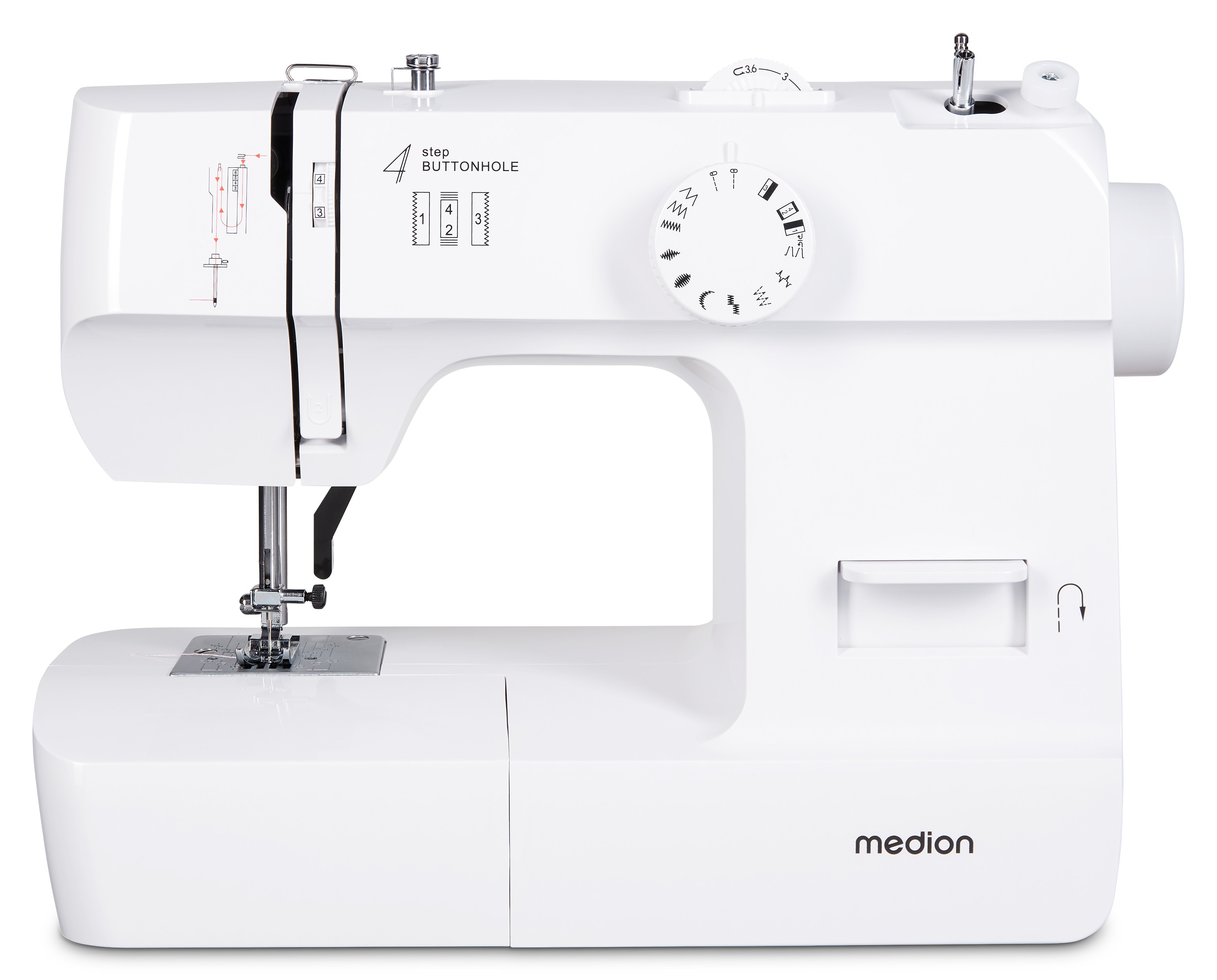 Medion LIFE® MD11179 Nähmaschine SM70 weiß 50080180