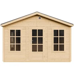 GARTENHAUS HOLZ M736 370 x 480 cm