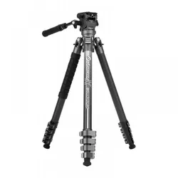 Fotopro X airfly Video Carbon Grijs - Leichtes und stabiles Stativ