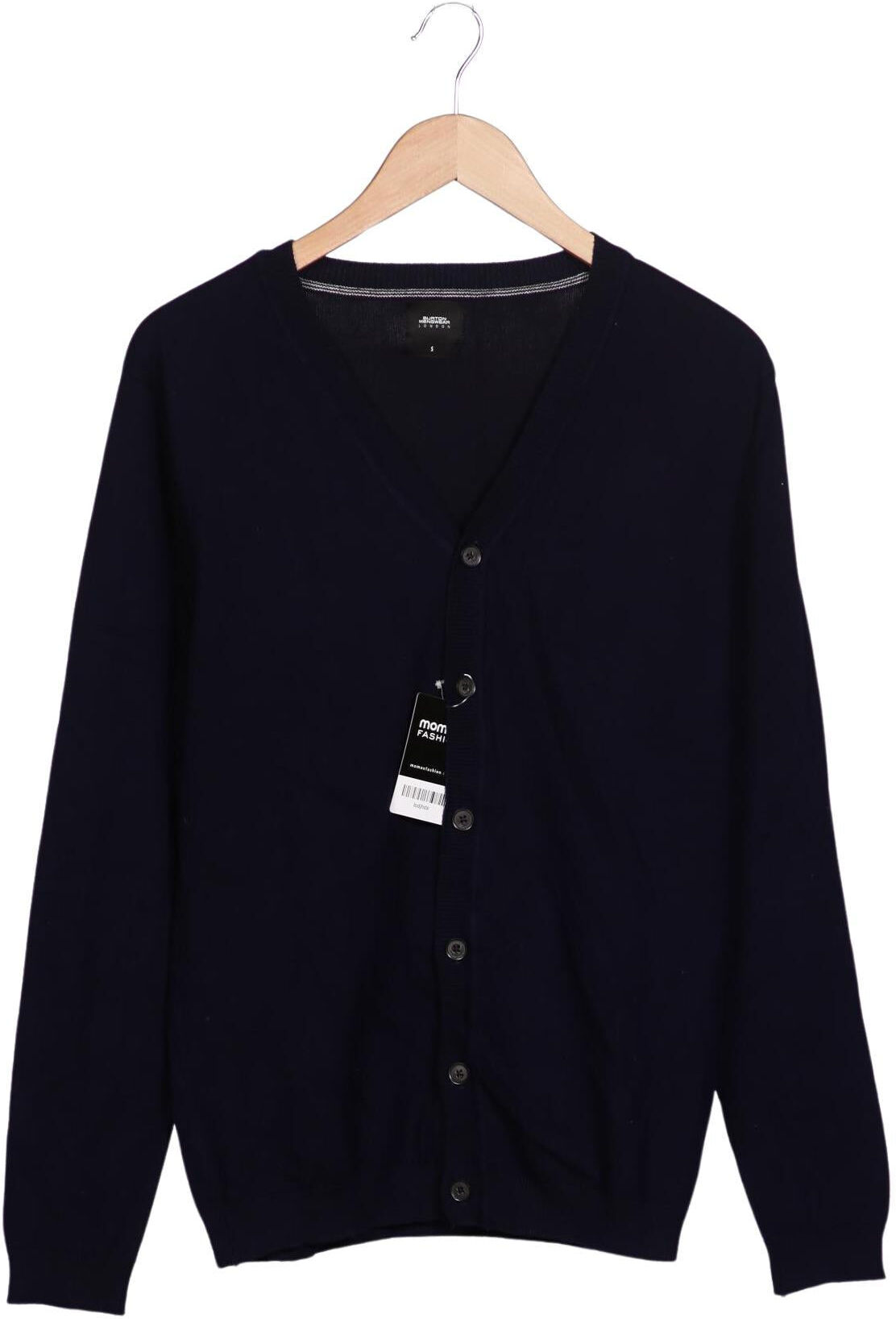 Burton London Burton  London Herren Strickjacke, Marineblau, Gr. S, Synthetik / Baumwolle - Second Hand