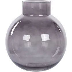 BLUMENVASE Glas grau Polydrosos