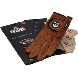 Beaver Golf Handschuh All Weather, braun