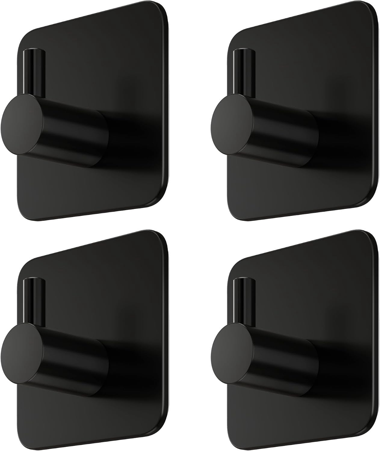 Vemera Handdoekhaken Set van 4 - RVS - Zelfklevend