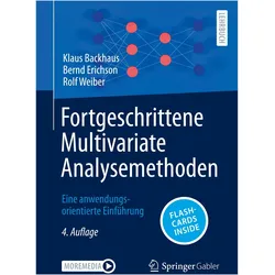 Fortgeschrittene Multivariate Analysemethoden, Fachbücher von Bernd Erichson, Rolf Weiber, Klaus Backhaus