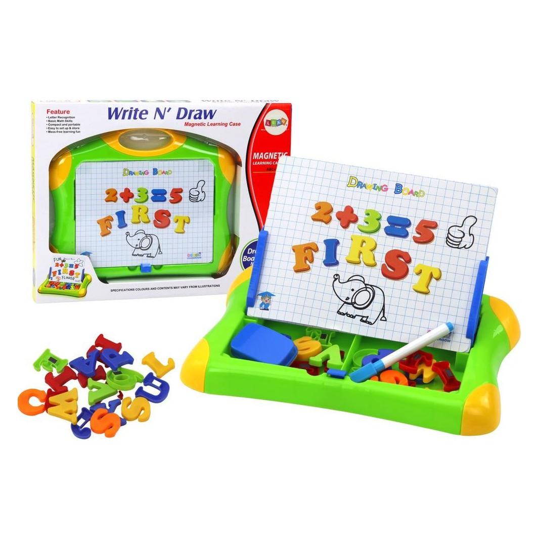 Lean Toys Pädagogische Magnettafel mit Buchstaben und Zahlen (44835594)