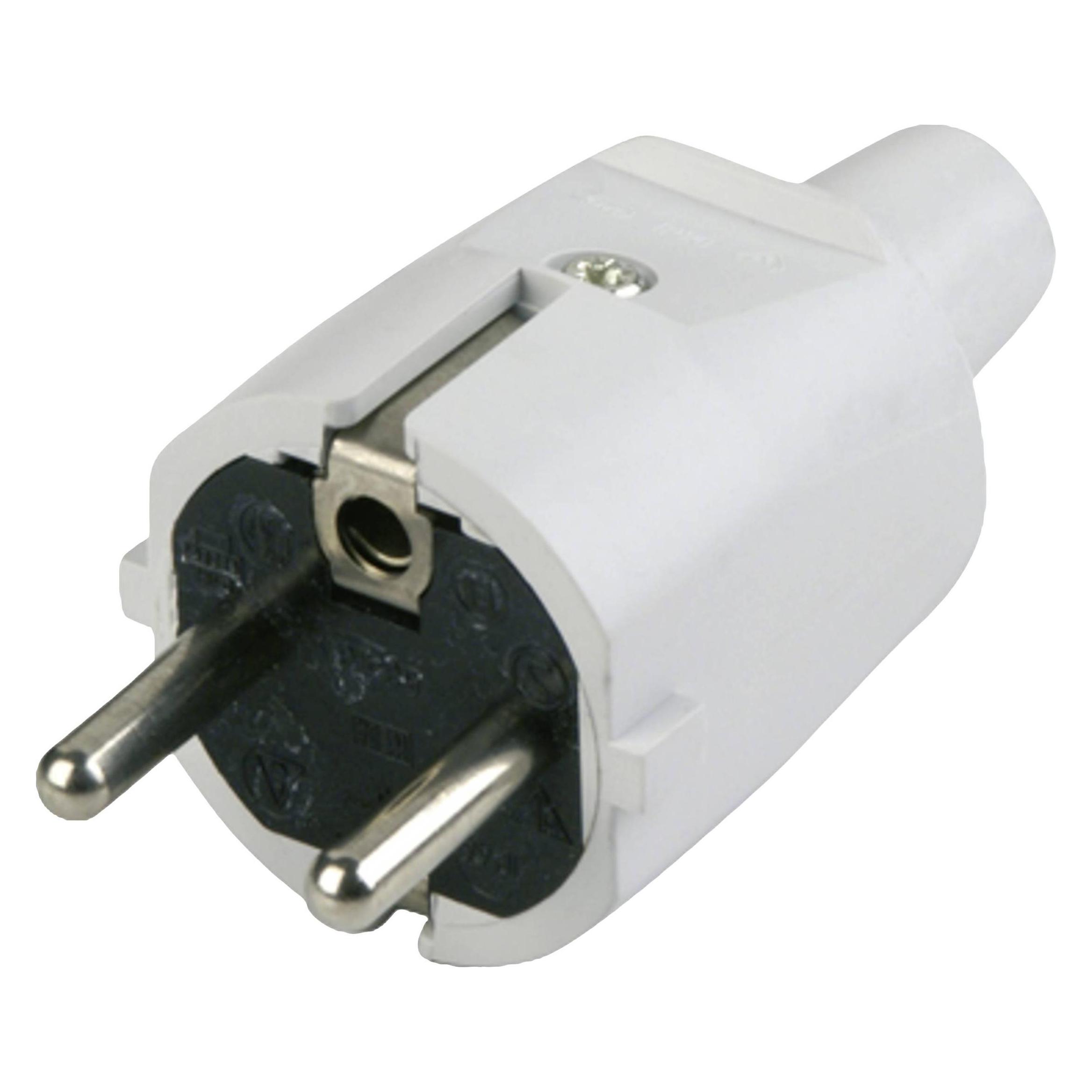 REV 0512070777 Schutzkontaktstecker PVC 250 V Grau IP20 (0512070777)
