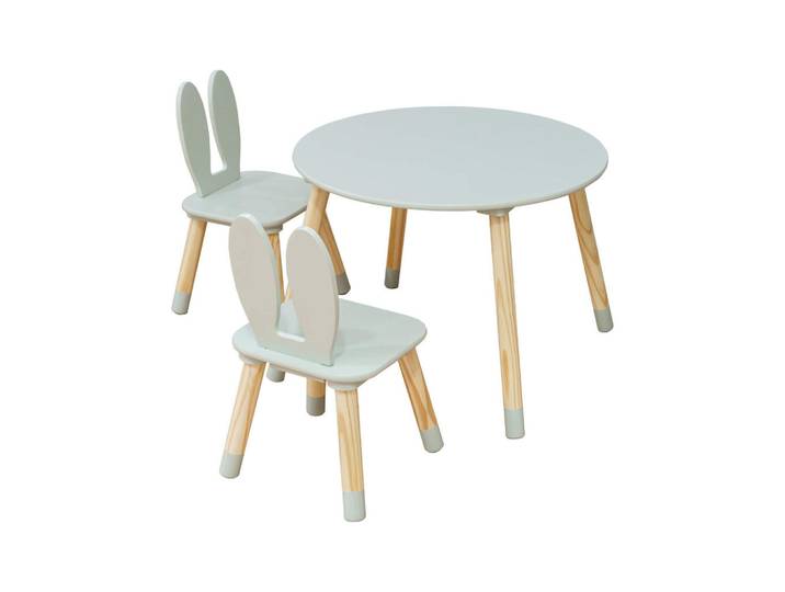 Mobili Rebecca Kindersitzgruppe Grün 60/60/44 cm, Jadegrün, 60x44x60 cm, Babymöbel & Kindermöbel, Kinderzimmer & Jugendzimmer, Kindersitzgruppe
