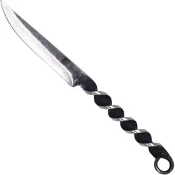 Mittelalterliches Messer inklusive Ledersteckscheide