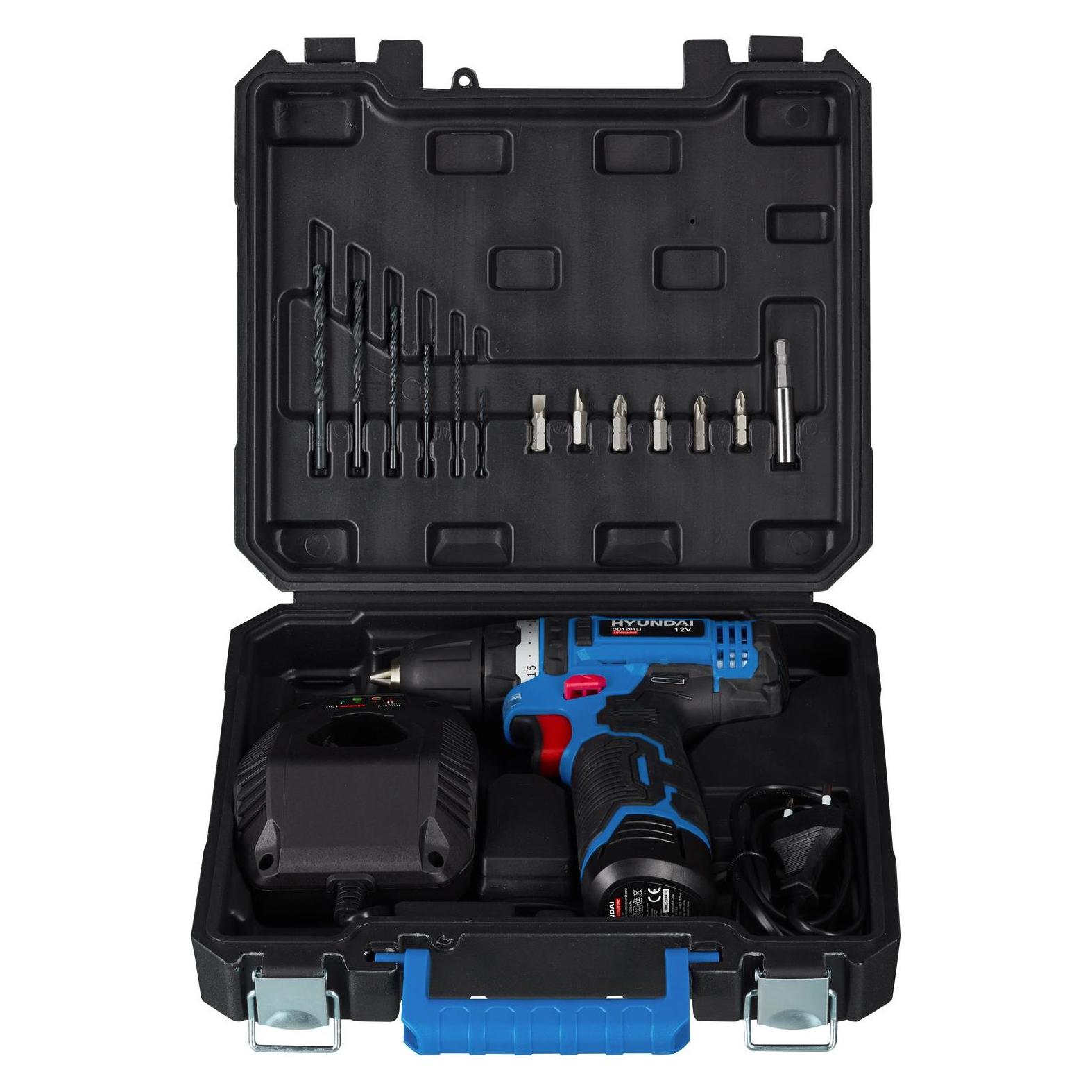 Hyundai Akku-Schrauber CD1201LI SET (Bohrschrauber) (CD1201LI SET)