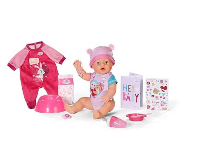 Baby Born Set für Mädchen + Outfit, 43 cm