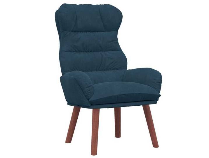 Sarazyj®Fauteuil salon - Fauteuil relaxant - 1 place - 69x74x93 cm - Bleu 69x74x93 cm Velours - 23545