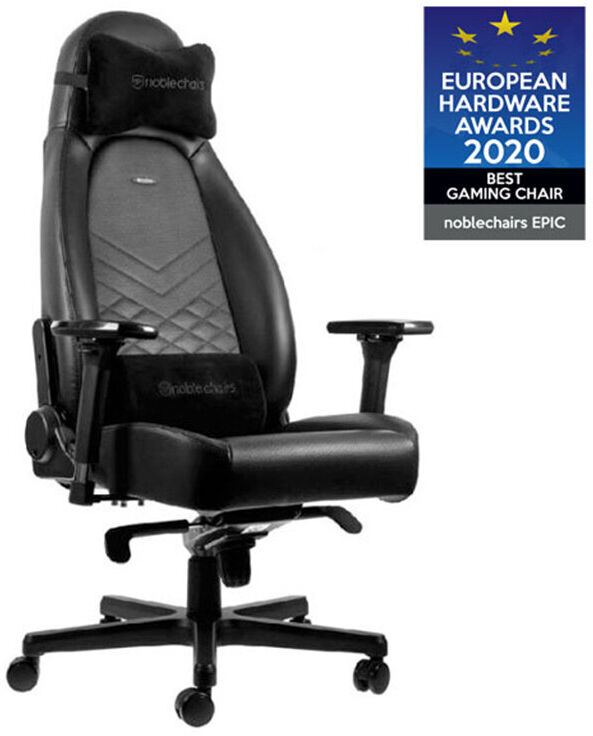 CADEIRA GAMING NOBLECHAIRS ICON PU BK
