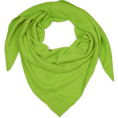 Dreieckstuch STYLEBREAKER "Musselin Dreiecktuch Einfarbig", Damen, grün, Obermaterial: 100% Baumwolle CO., Modisch, Modetücher