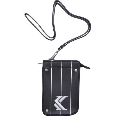 Mini Bag KARL KANI "Karl Kani Accessoires", Damen, Gr. onesize, schwarz-weiß (schwarz), Polyurethan (PU), Taschen