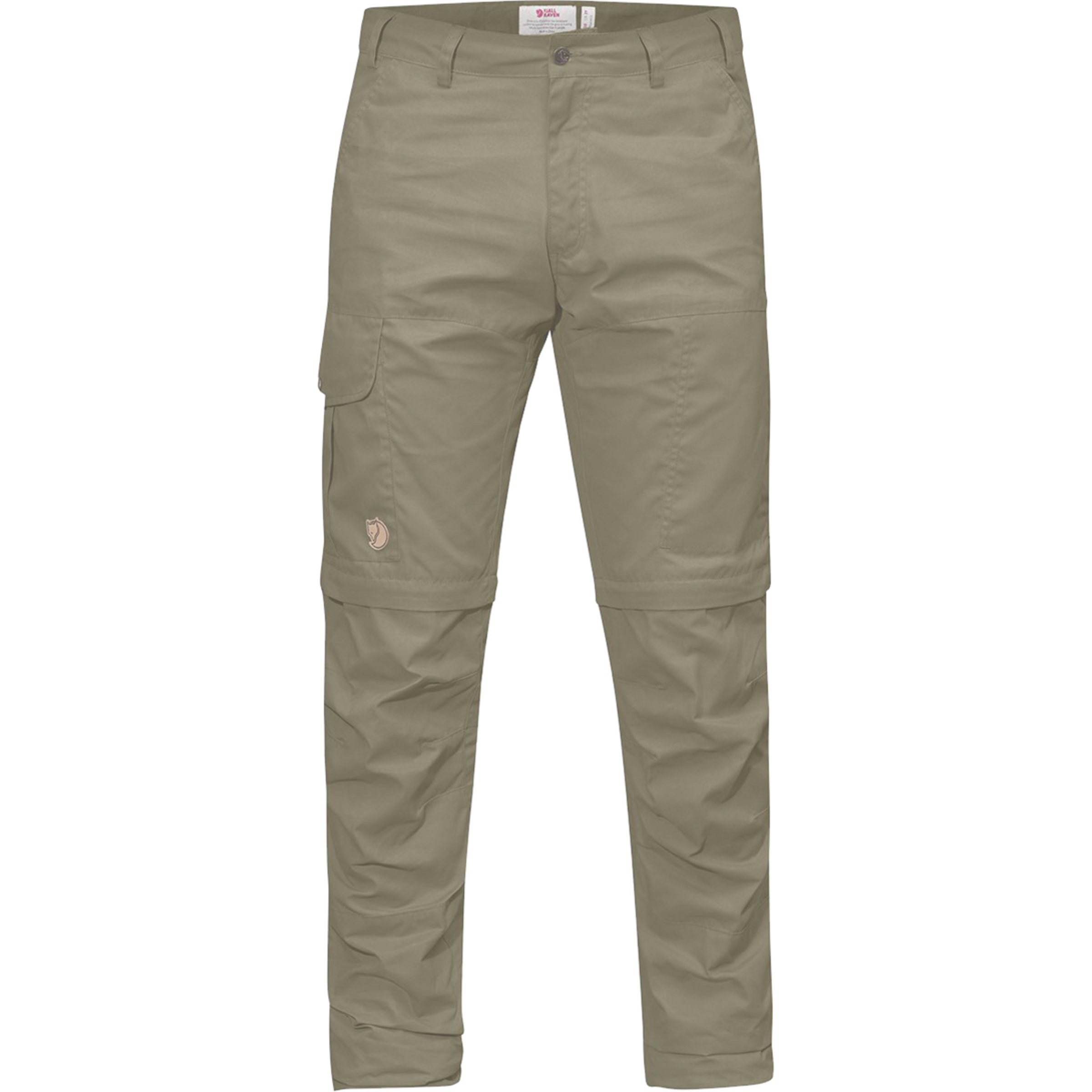 Fjällräven Karl Pro Zip-Off Hose Herren Zip-Hosen beige Größe L Camping Widerstandsfähig Wasserabweisend