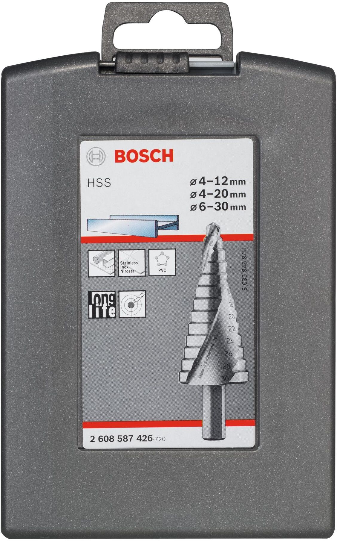 Bohrer- und Bit-Set BOSCH PROFESSIONAL "Set", silber, HSS, Bohrer, Bohrer- und Bit-Set silber Einheitsgröße