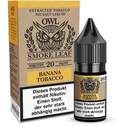 OWL Smoke Leaf Banana Tobacco NicSalt Liquid 10ml / 20mg