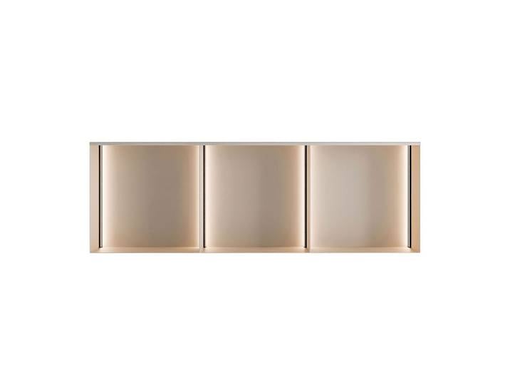 METALLREGAL QUADRO II mit LED-Beleuchtung