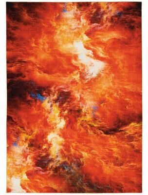 Nourison Le Reve Red Flame Area Rug