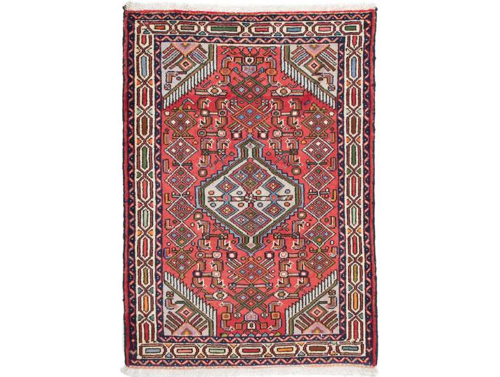 Hamadan Teppich 81x124 Handgeknüpft Orientteppich Perserteppich Wolle
