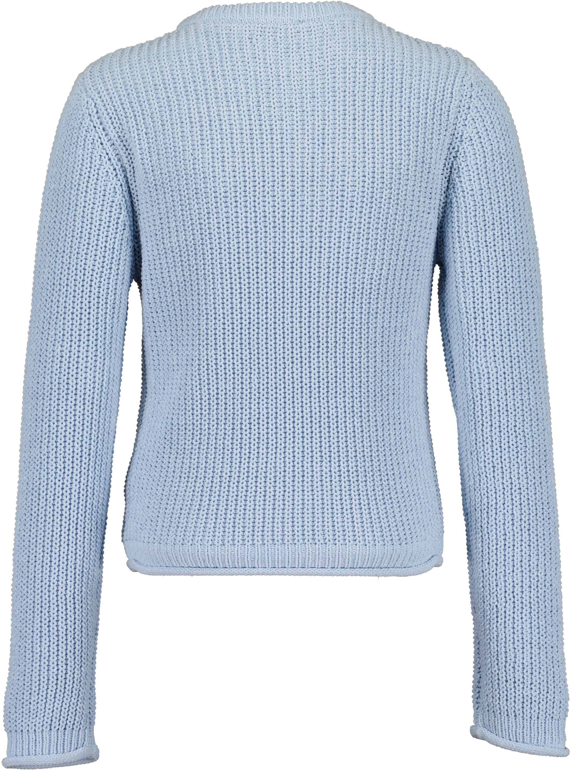 Strickpullover BLUE SEVEN "Pullover", Mädchen, Gr. 140, 5010, hl blau, 100% Polyester, normal, Rundhals, Pullover Strickpullover, Topseller