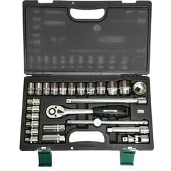 Honiton, Steckschlüssel + Stecknuss, Set Nüsse und Ratsche 25-teilig 1/2