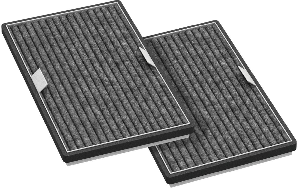 Aktivkohlefilter MIELE "DKF19-P", weiss (weiß), Filterkartuschen, Aktivkohlefilter weiß Einheitsgröße
