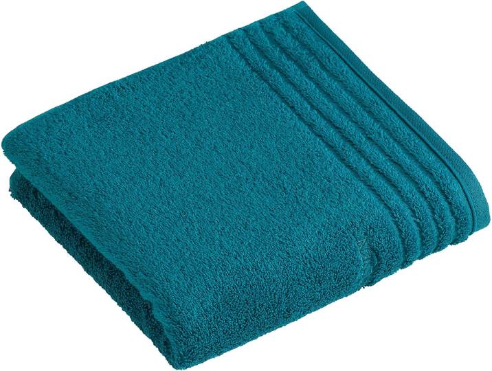Handtuch VOSSEN Vienna Style Supersoft , lagoon, B:50cm L:100cm, Webfrottier, Baumwolle, Handtücher, Handtuch, Supersoft Baumwolle