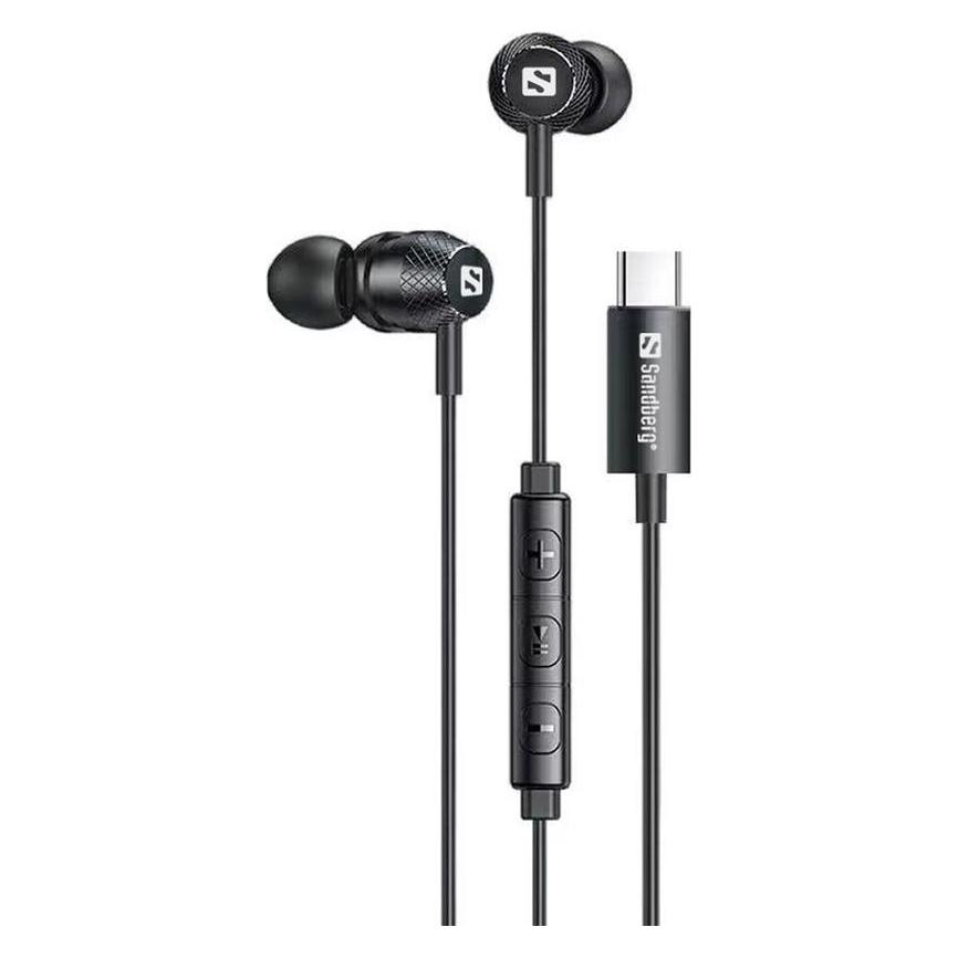 Sandberg USB-C/A In-Earset with Line-Mic (Kabelgebunden) (126-50)