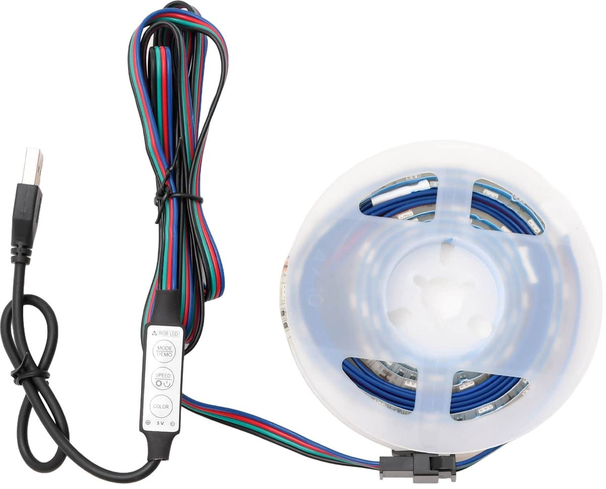 vidaXL LED-strip 2 stuks Zwart SMD5050