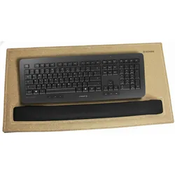 DONAU Tastaturunterlage mit Handballenauflage braun
