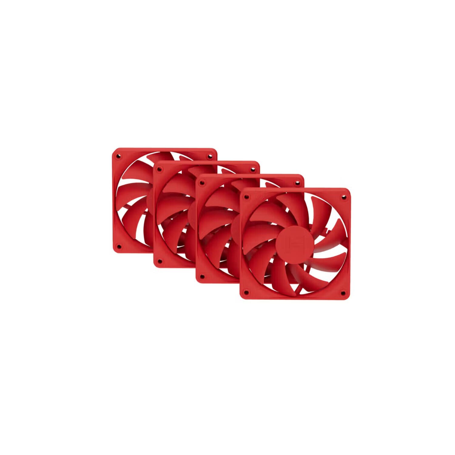 HYTE Lüfter FA12 4er Pack 120mm wild cherry rot FAN-HYTE-FA12-RR-4