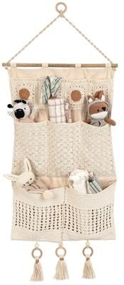 Crane Baby Willow Wall Storage Organizer With Pockets