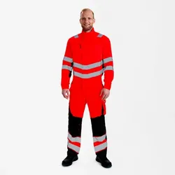 Safety Light Overall, rot/schwarz, Gr. 5XL - rot/schwarz - 5XL