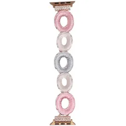 Neue Armbanduhr GlacierX Gleam Garden Stretch Bracelet Rose Tea für Apple Watch 38/40/41mm Rosa